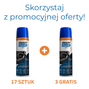 17 x Smart CleanAir Auto - Mandarynka 250ml + 3 x Smart CleanAir Auto - Mandarynka 250ml Gratis*